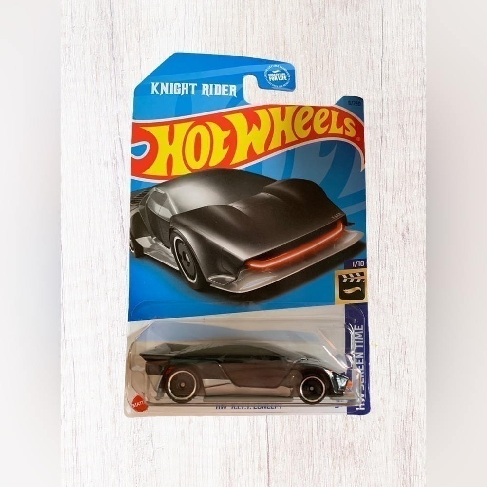 Mattel Hot Wheels Knight Rider HW K.I.T.T. Concept (Black) 2023 HW Screen Time